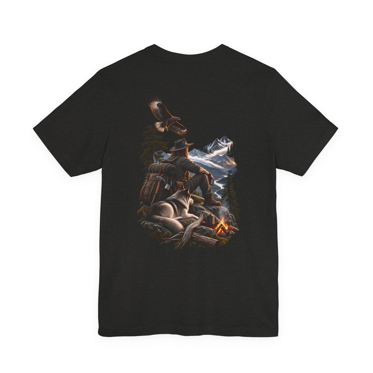 Adventure Campfire Tee — "Some paths I can’t be found, only followed"