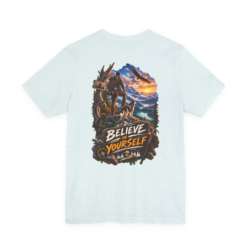 T-shirt Aventure en montagne « Crois en toi »