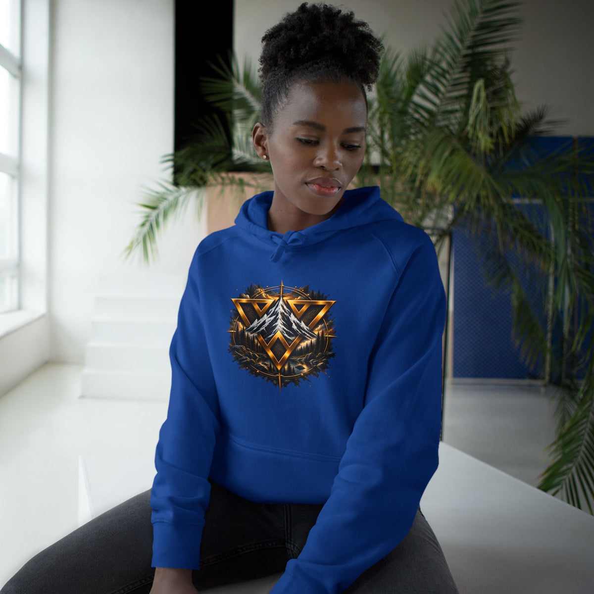 WilD VecMan Hoodie — "We Suffer Because We Think Everything Is Permanent" Inspirational Graphic Hoodie