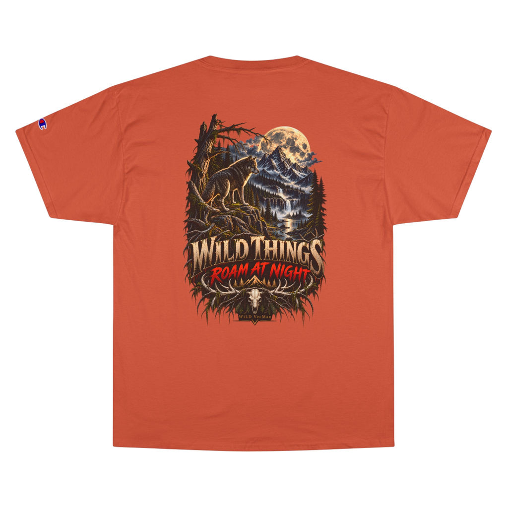 Wild Things Roam at Night - WiLD VecMan Halloween T-Shirt