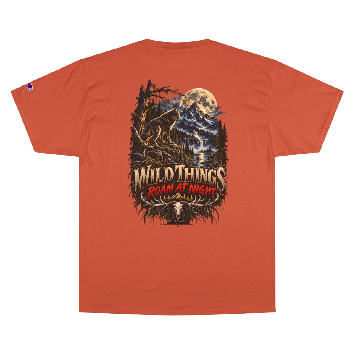 Wild Things Roam at Night - WiLD VecMan Halloween T-Shirt