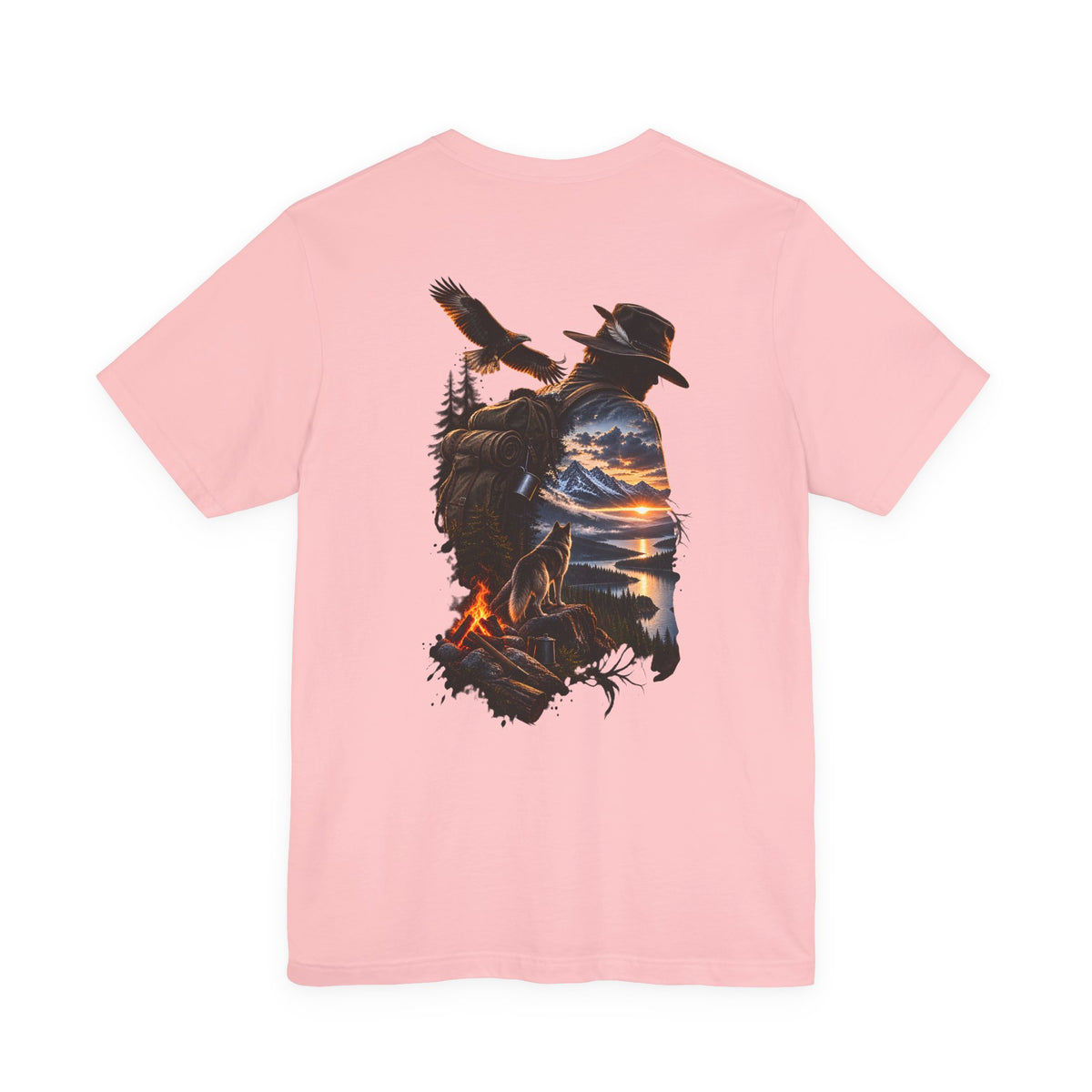 Western Sunset Cowboy T‑Shirt — Scenic Cowboy Silhouette Tee