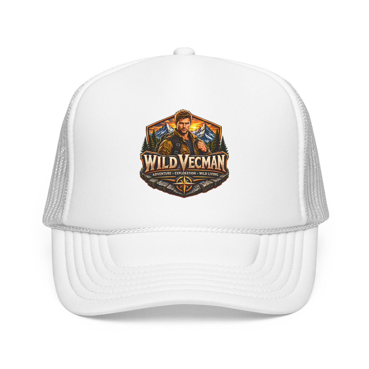 Wild Vecman Trucker Hat - Adventure Outdoors Cap