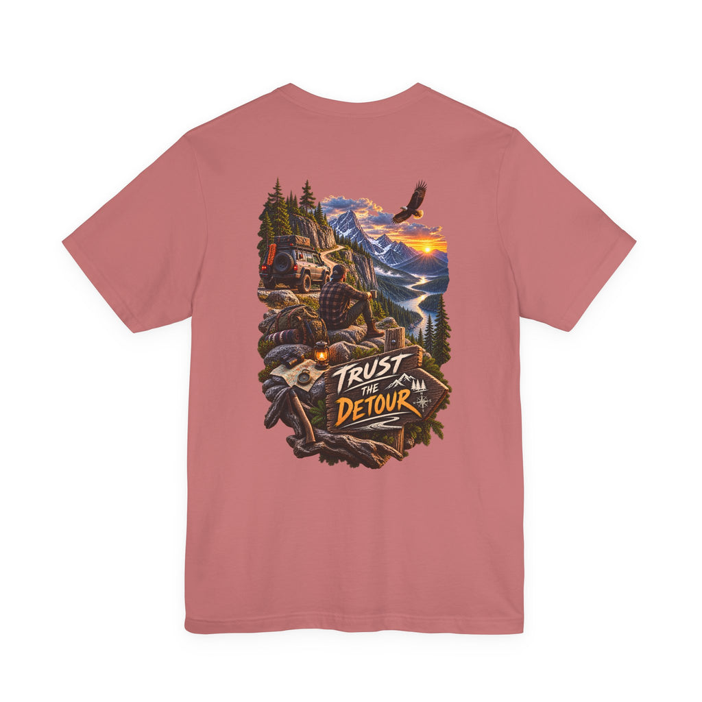 T-shirt Aventure « Trust the Detour »