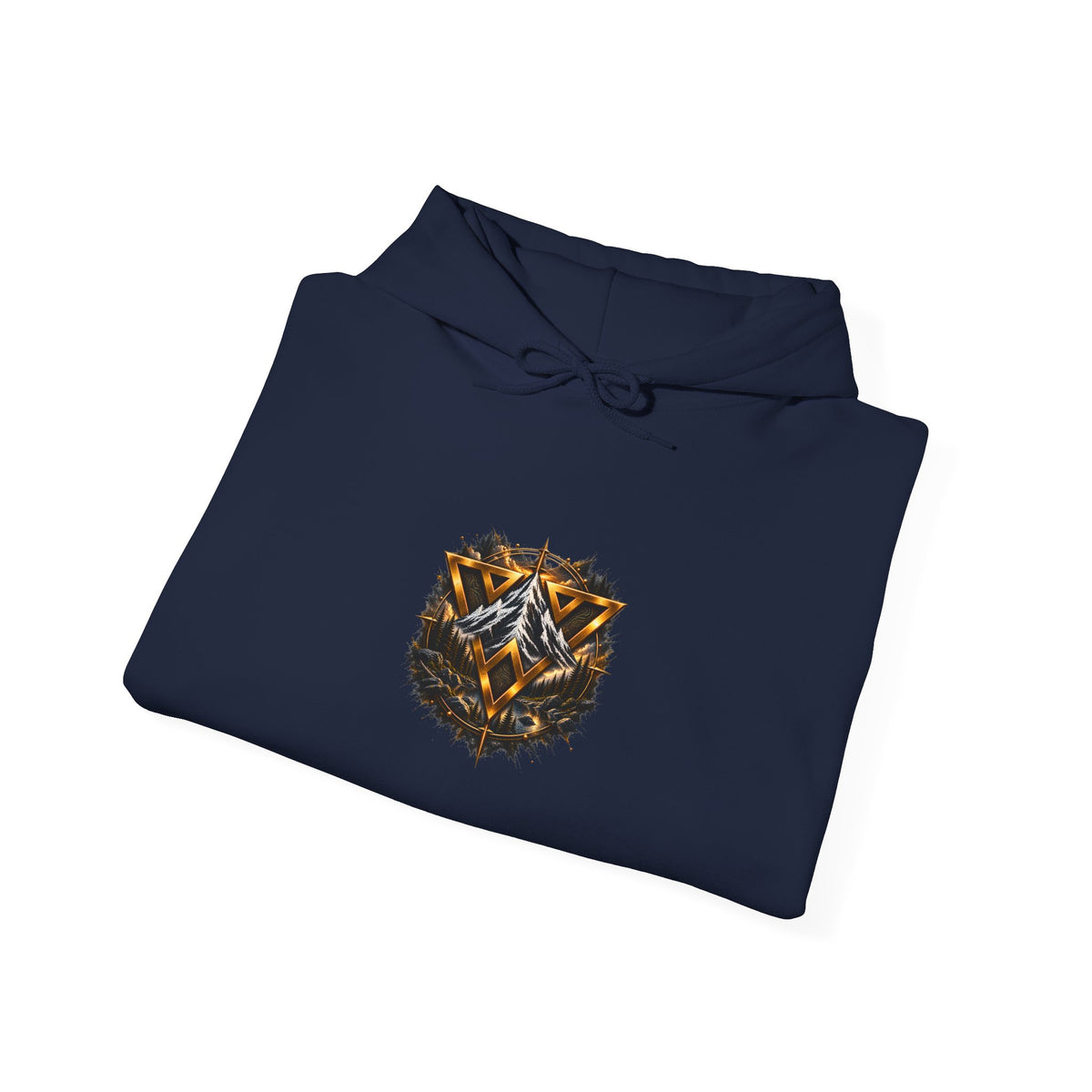 WiLD VecMan Hoodie — Geometric Wolf Emblem Graphic Sweatshirt