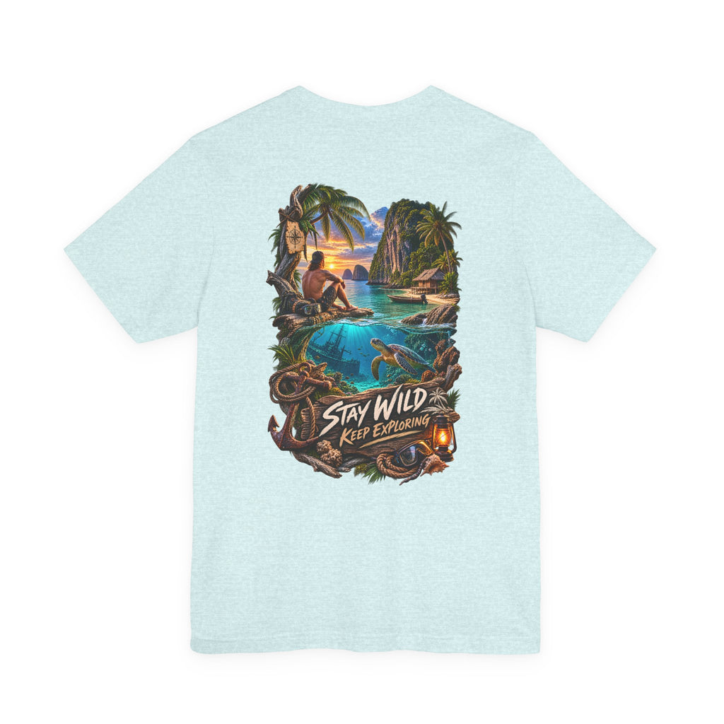 Restez sauvage, continuez à explorer - T-shirt WiLD VecMan