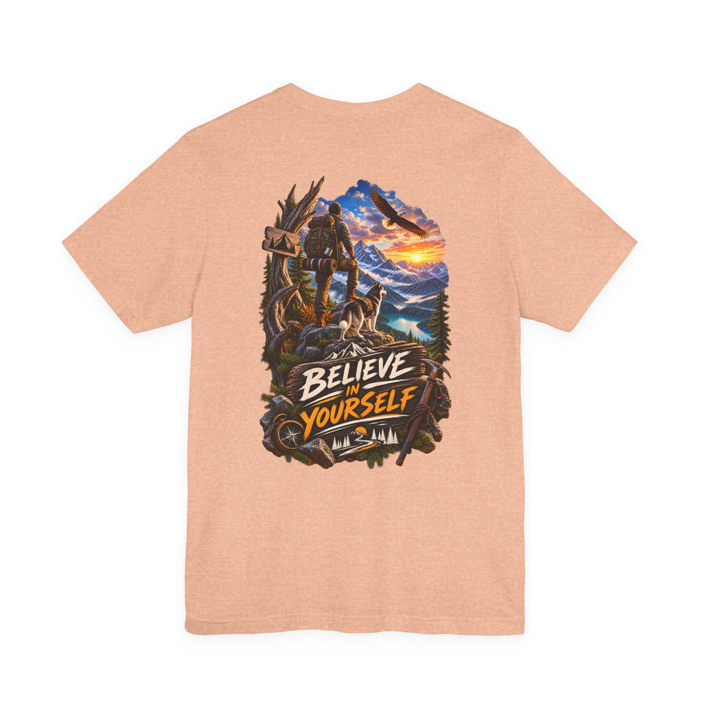 T-shirt Aventure en montagne « Crois en toi »