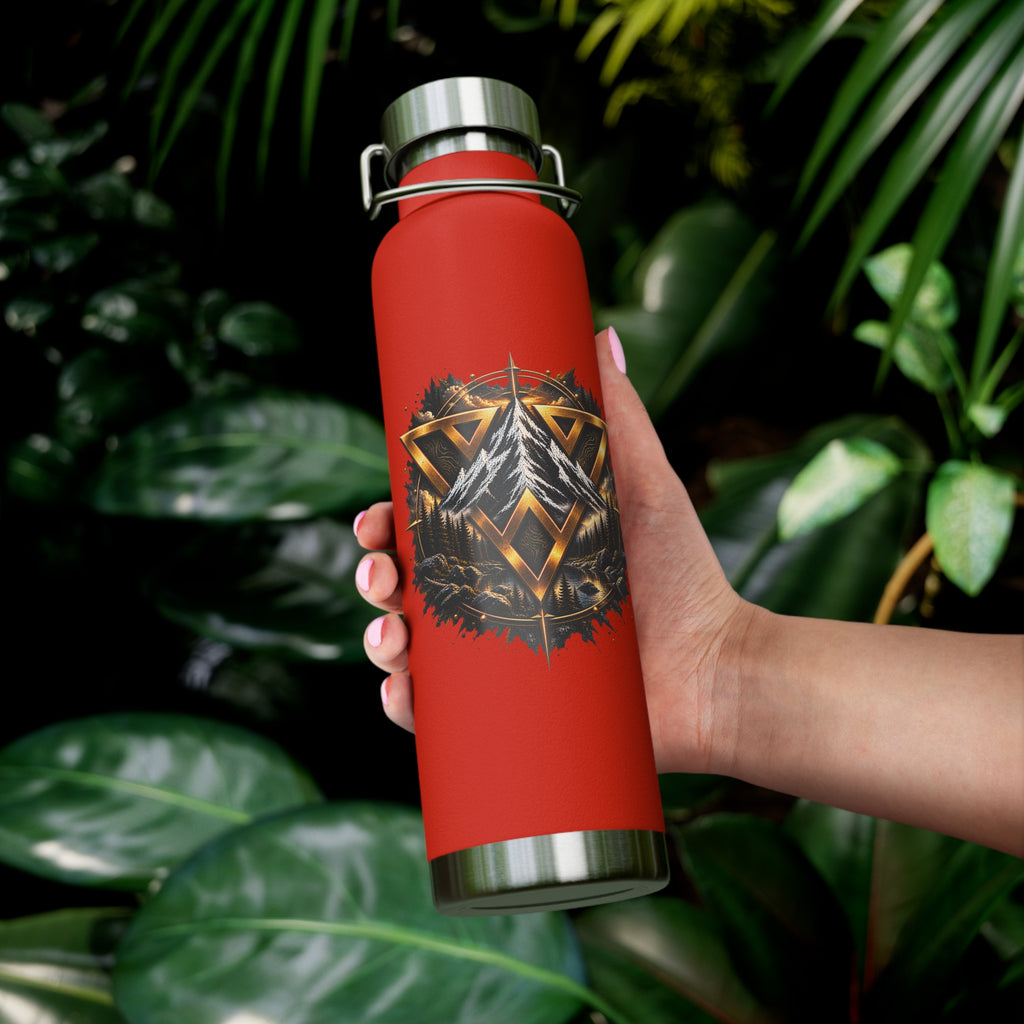 22oz Copper Vacuum Insulated Bottle — WilD VecMan Forest Design