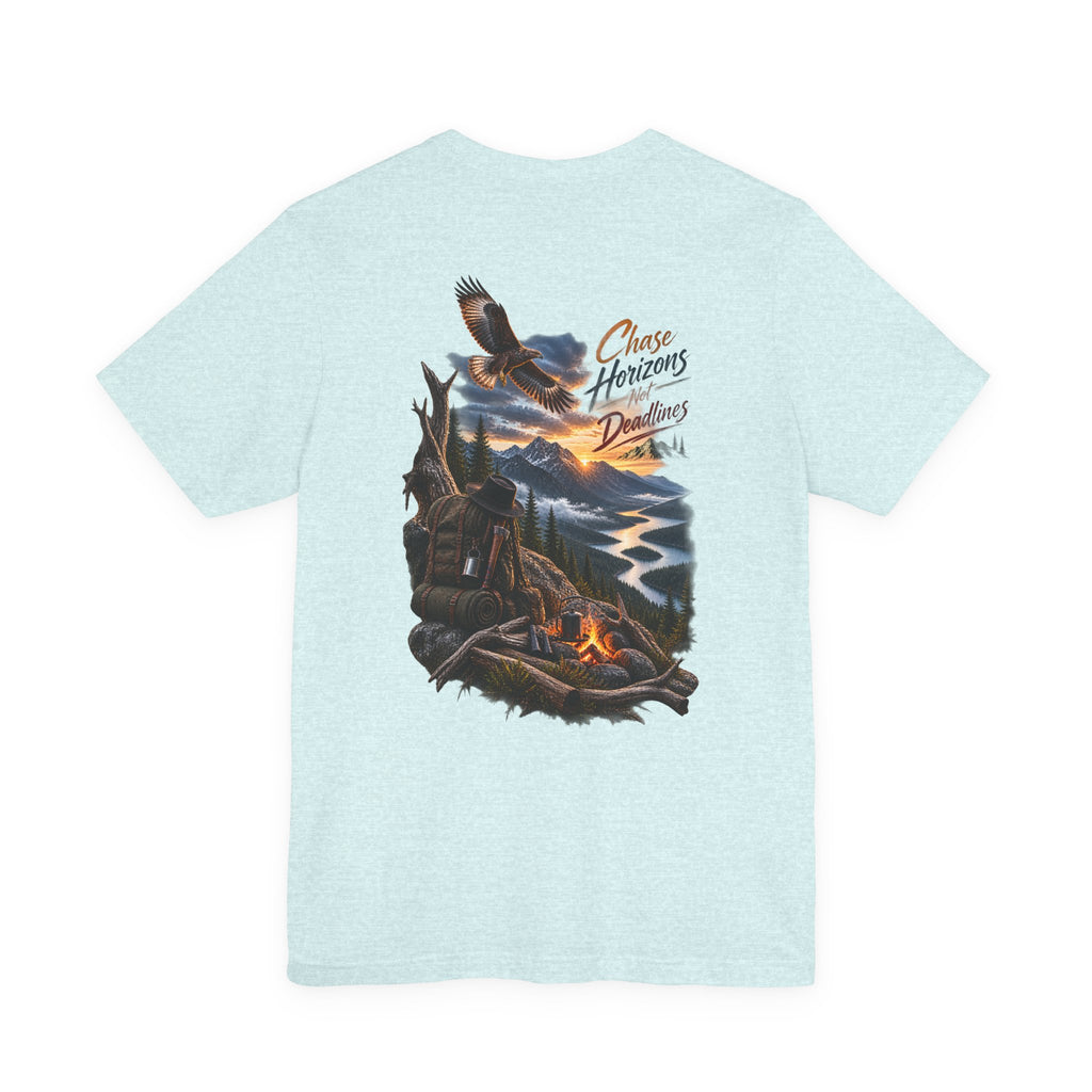 T-shirt « Chase Horizons, Not Deadlines »