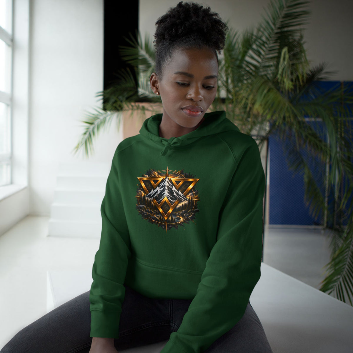 WilD VecMan Hoodie — "We Suffer Because We Think Everything Is Permanent" Inspirational Graphic Hoodie