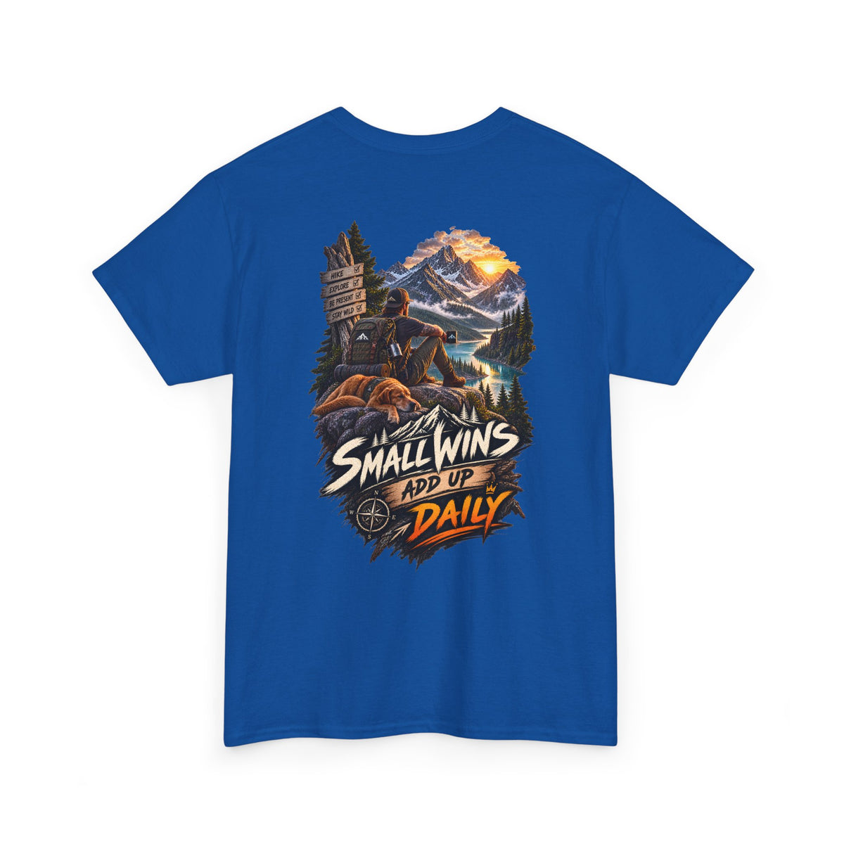 Small Wins Add Up Daily - Front & Back Print