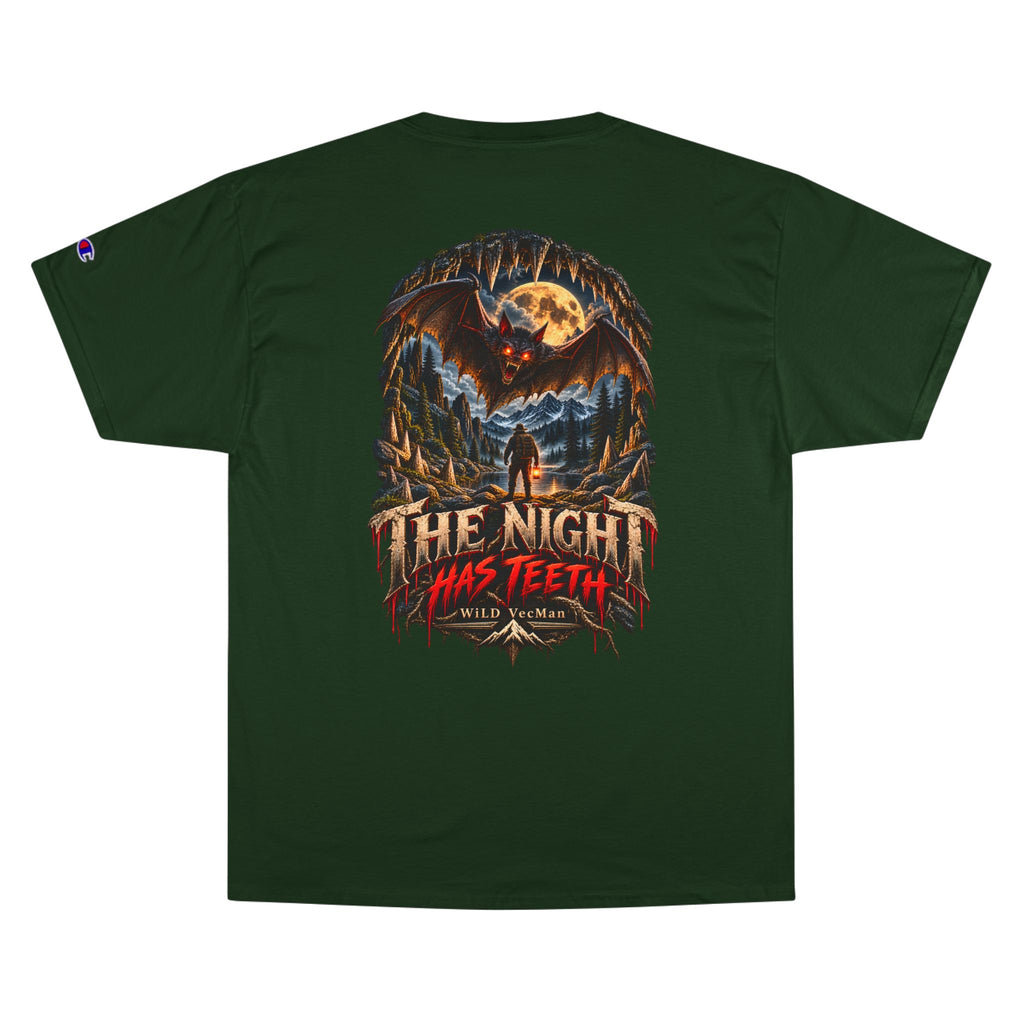 The Night Has Teeth - WiLD Vecman Halloween T-Shirt