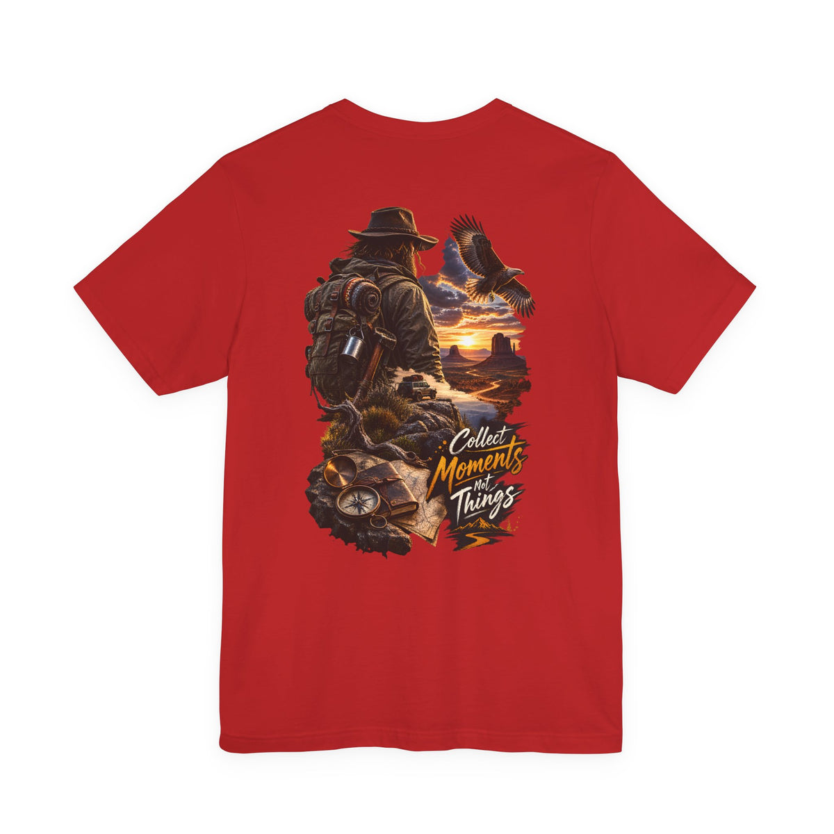 Adventure Tee — “Collect Moments Not Things” Scenic Hiking T-Shirt