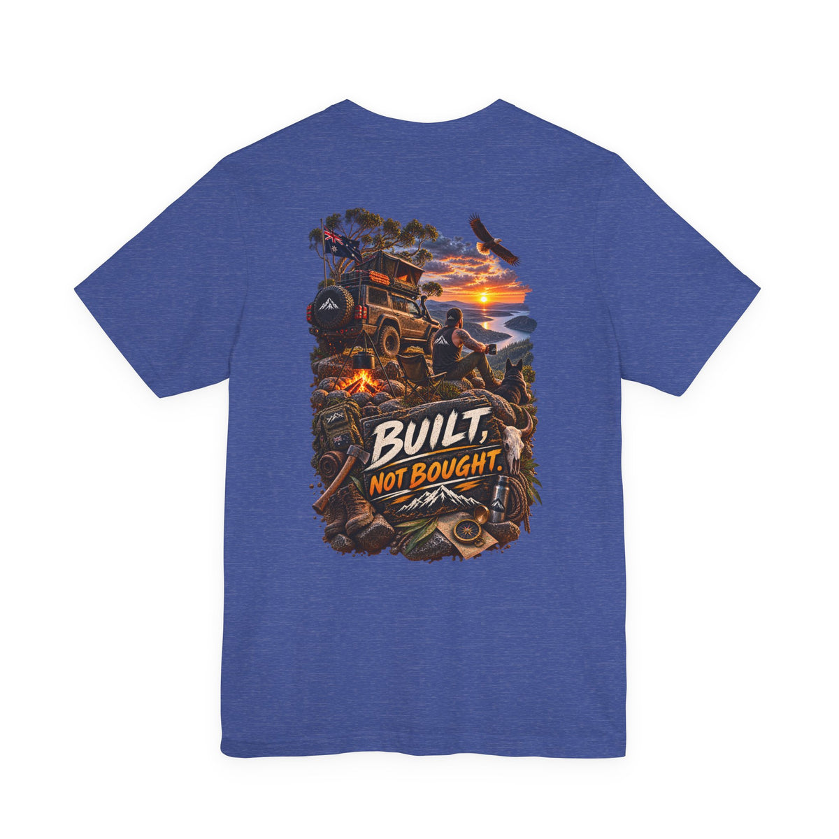 Built Not Bought Off-Road T-Shirt — 4x4 Jeep Adventure Graphic Tee