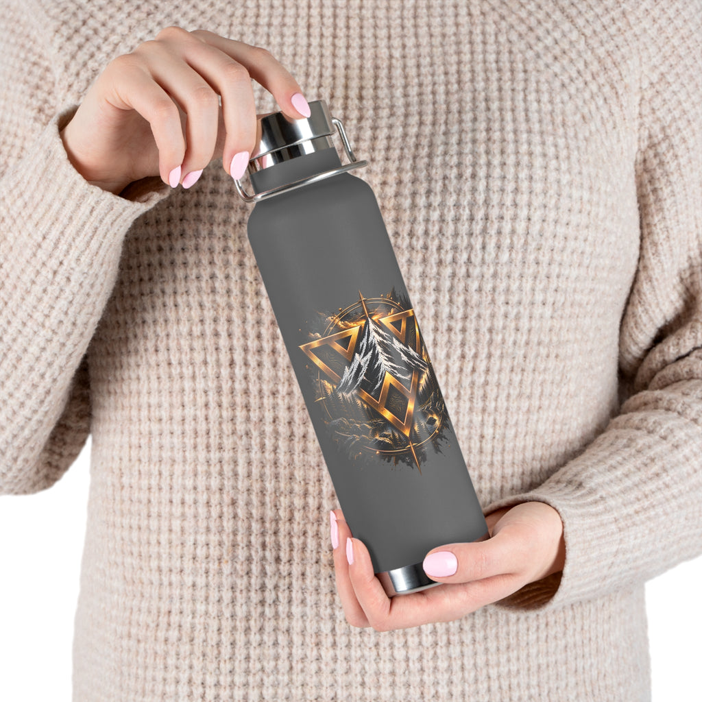 22oz Copper Vacuum Insulated Bottle — WilD VecMan Forest Design