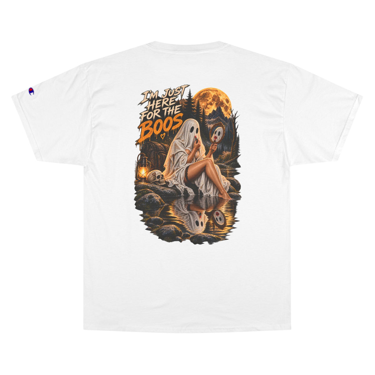 I'm Just Here for the Boos - WiLD Vecman Halloween T-Shirt