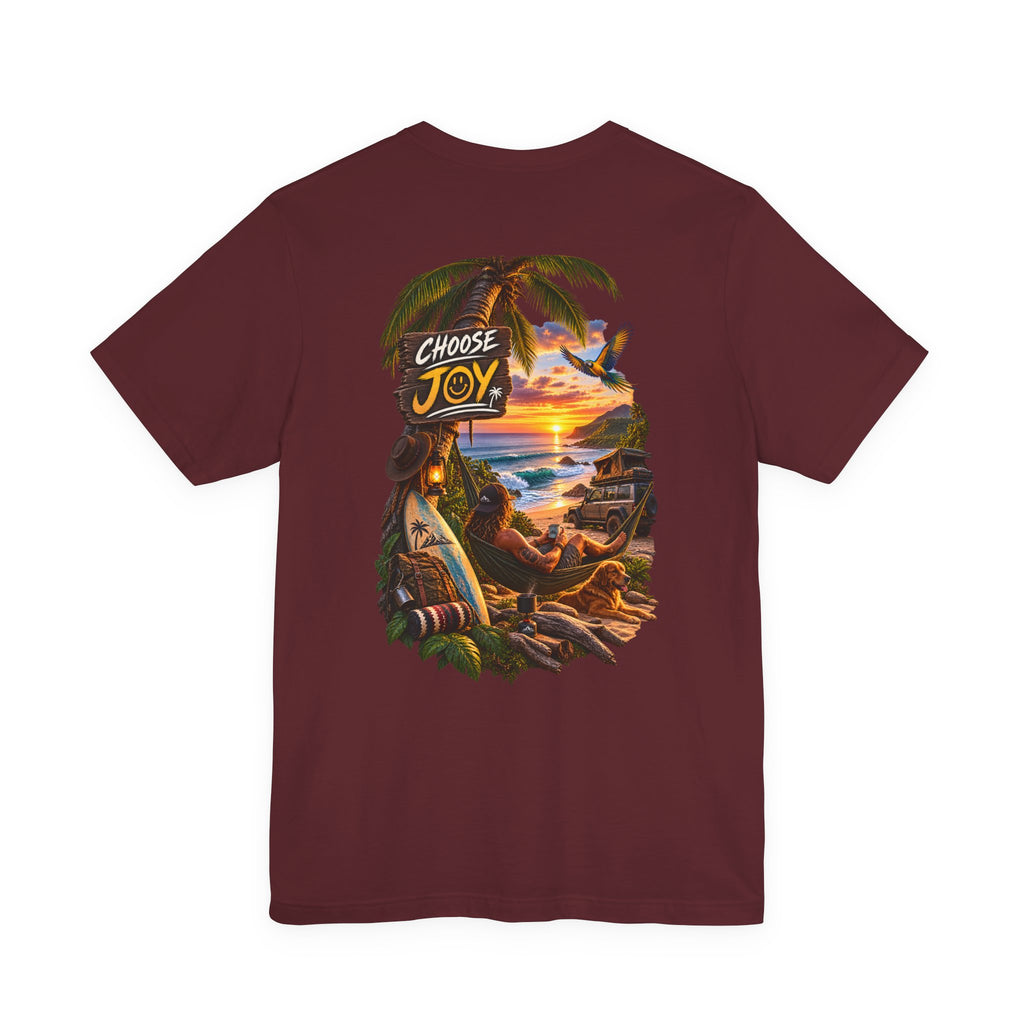 T-shirt Choose Joy Tropical Sunset