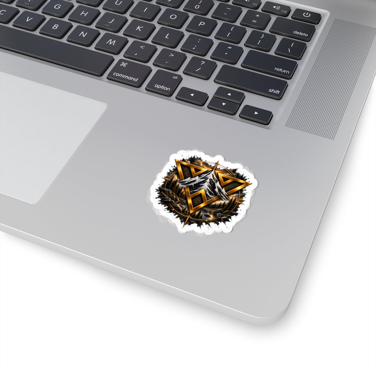 Wild VecMan logo Mountain Emblem Kiss-Cut Sticker