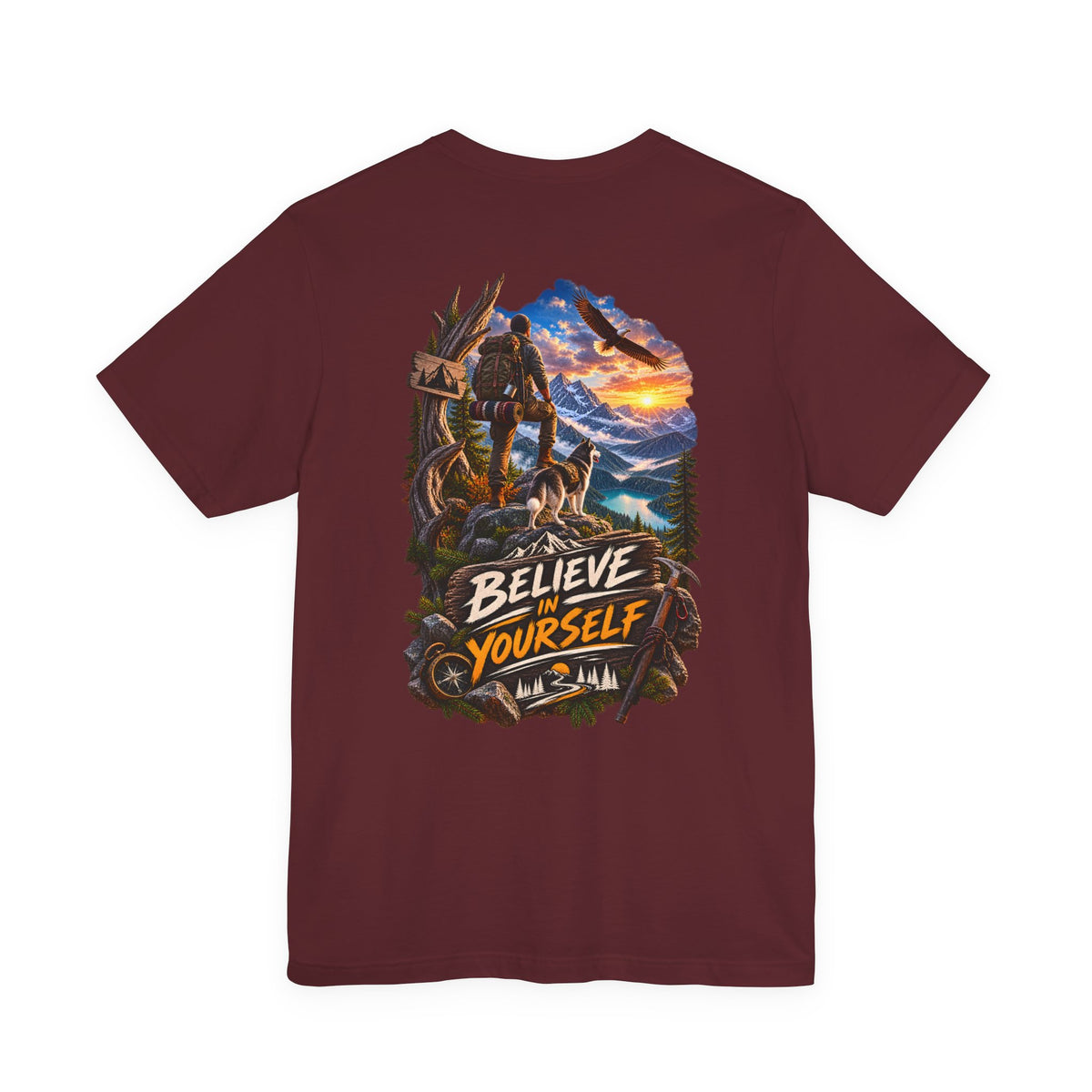 Believe In Yourself Mountain Adventure Tee