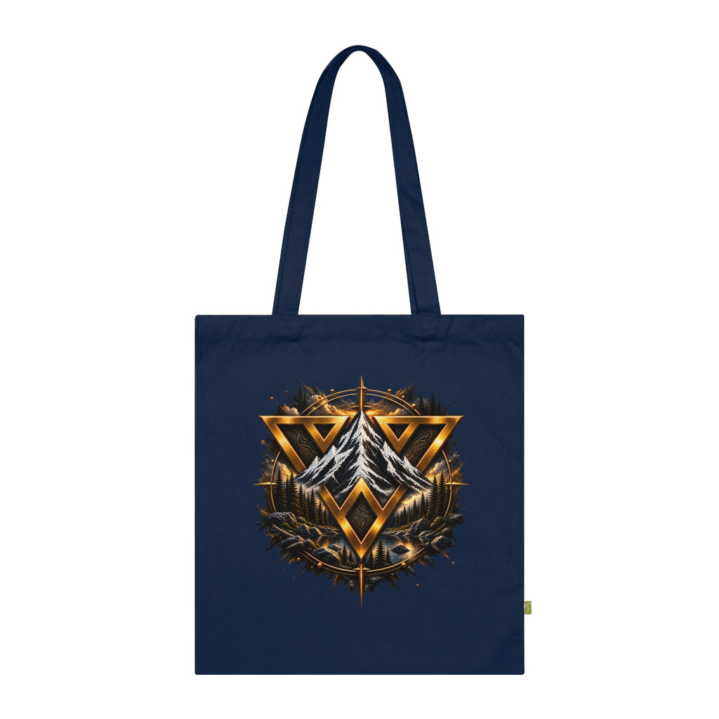 Tote Bag — WilD VecMan Viking Triangle Emblem Organic Cotton Tote