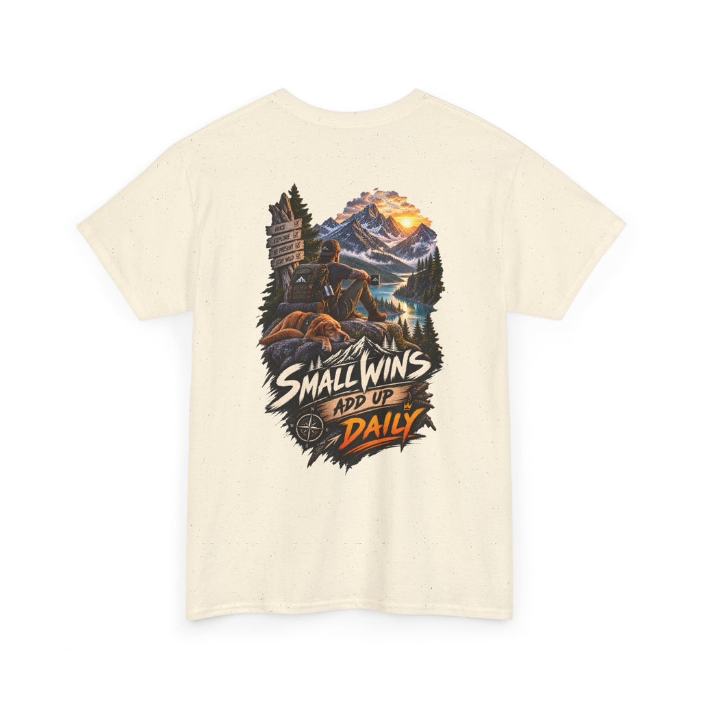 Small Wins Add Up Daily - Front & Back Print
