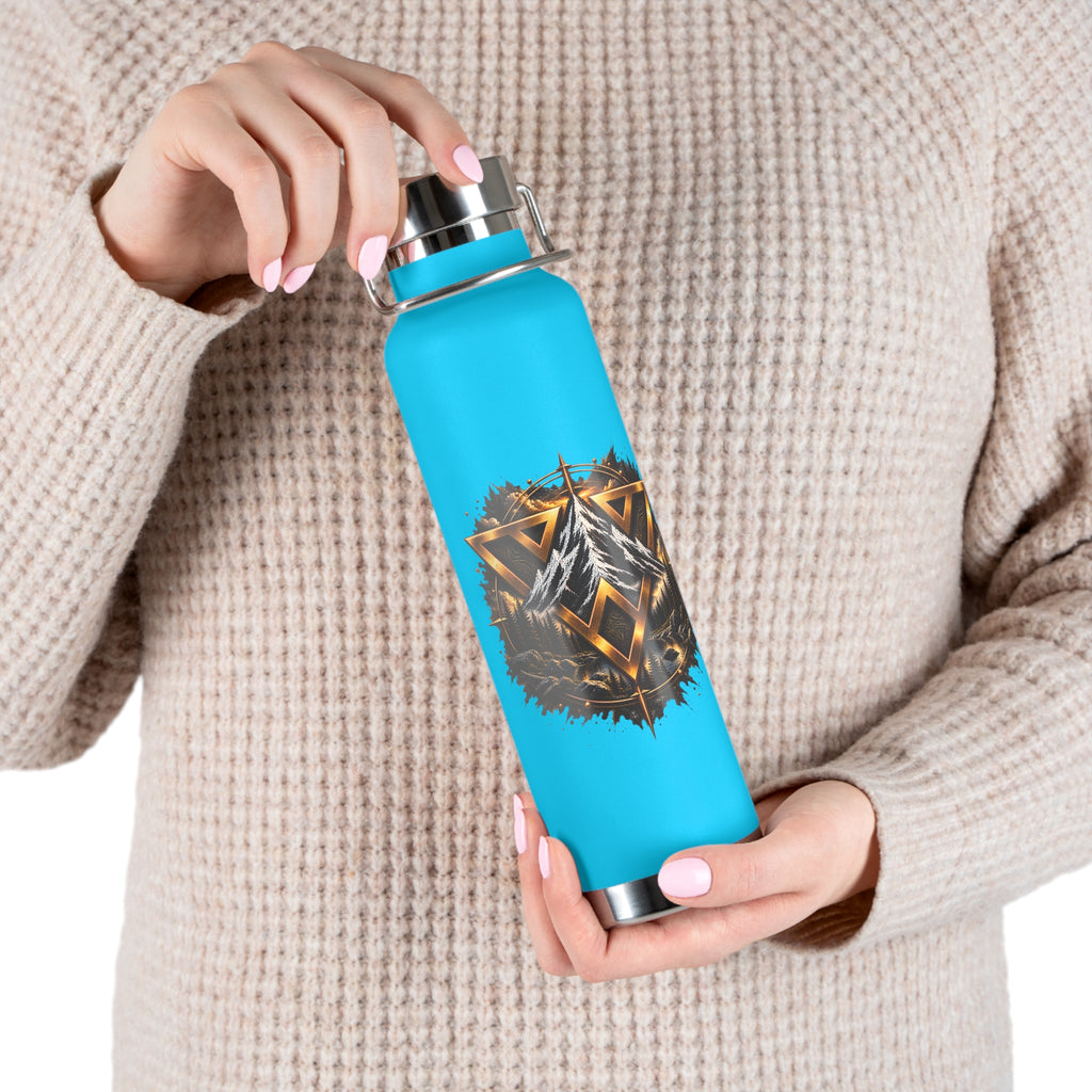 22oz Copper Vacuum Insulated Bottle — WilD VecMan Forest Design