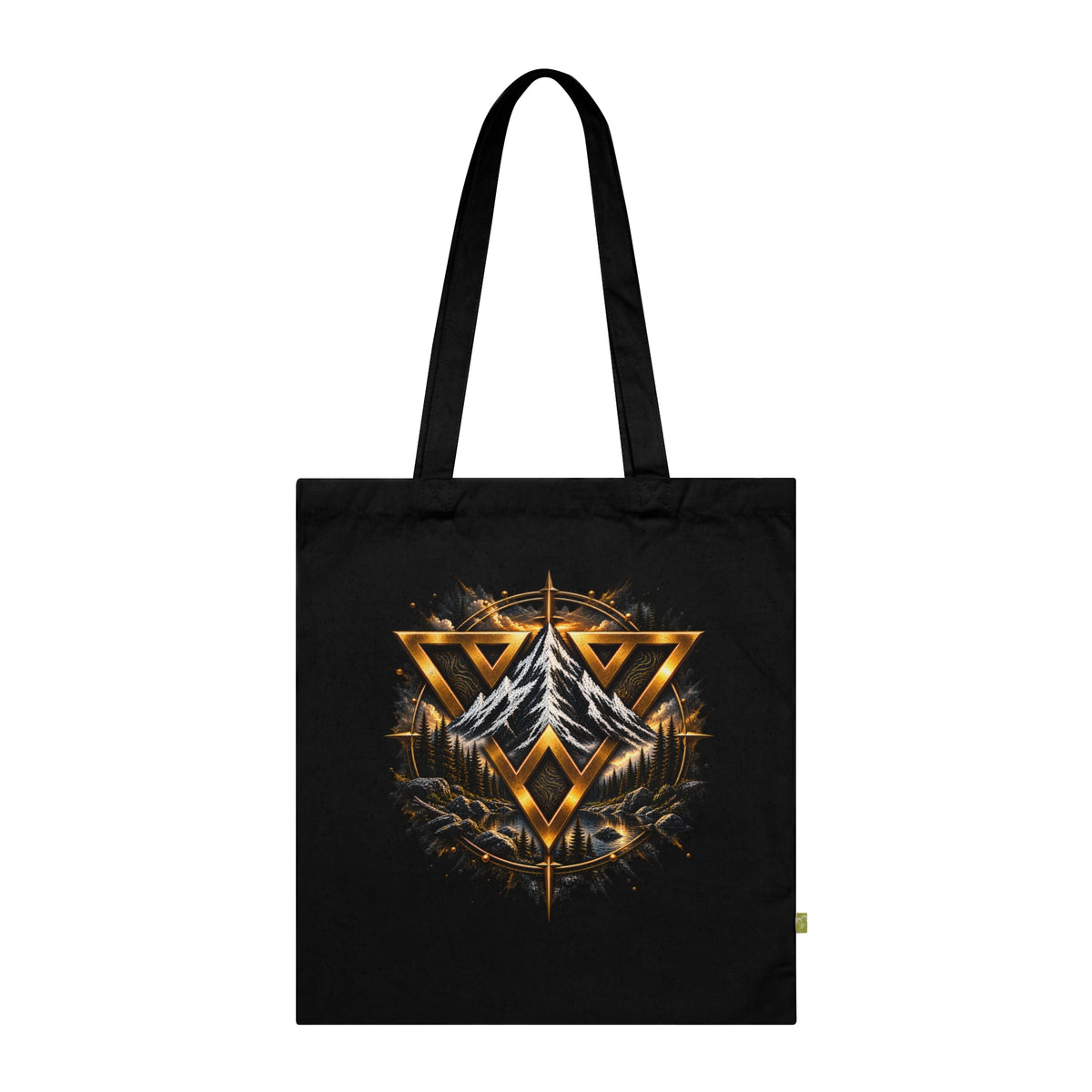 Tote Bag — WilD VecMan Viking Triangle Emblem Organic Cotton Tote