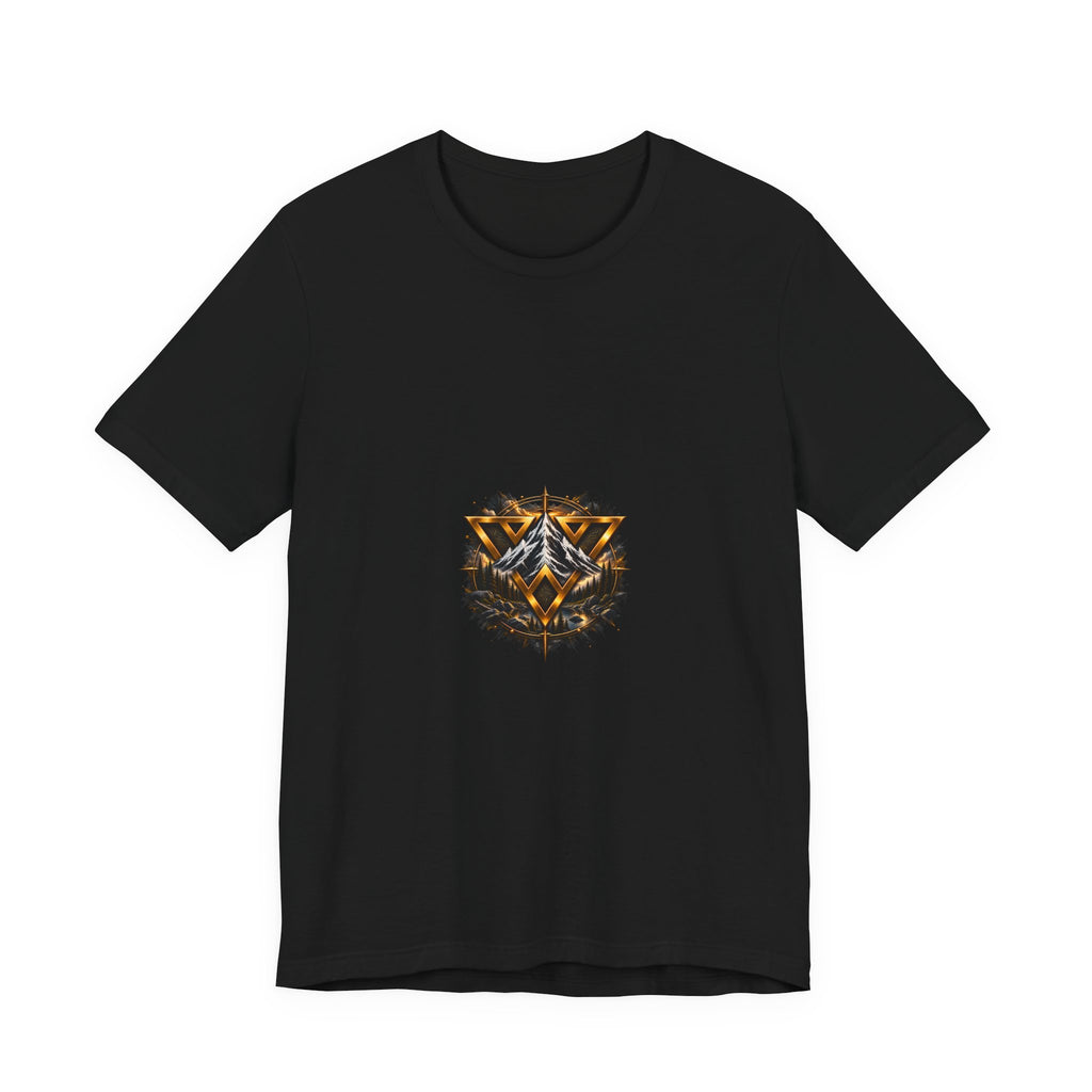 WiLD VecMan logo Graphic Tee — Geometric Forest Wolf T-Shirt