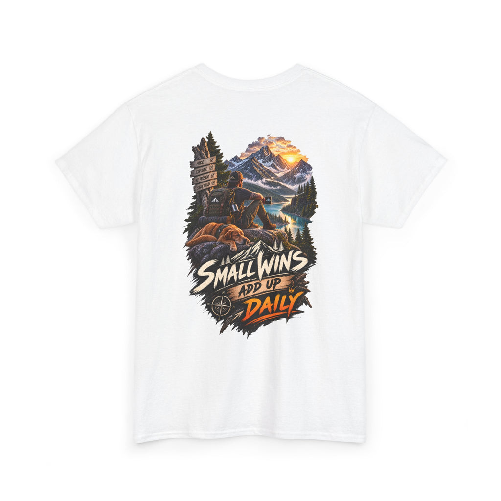 Small Wins Add Up Daily - Front & Back Print