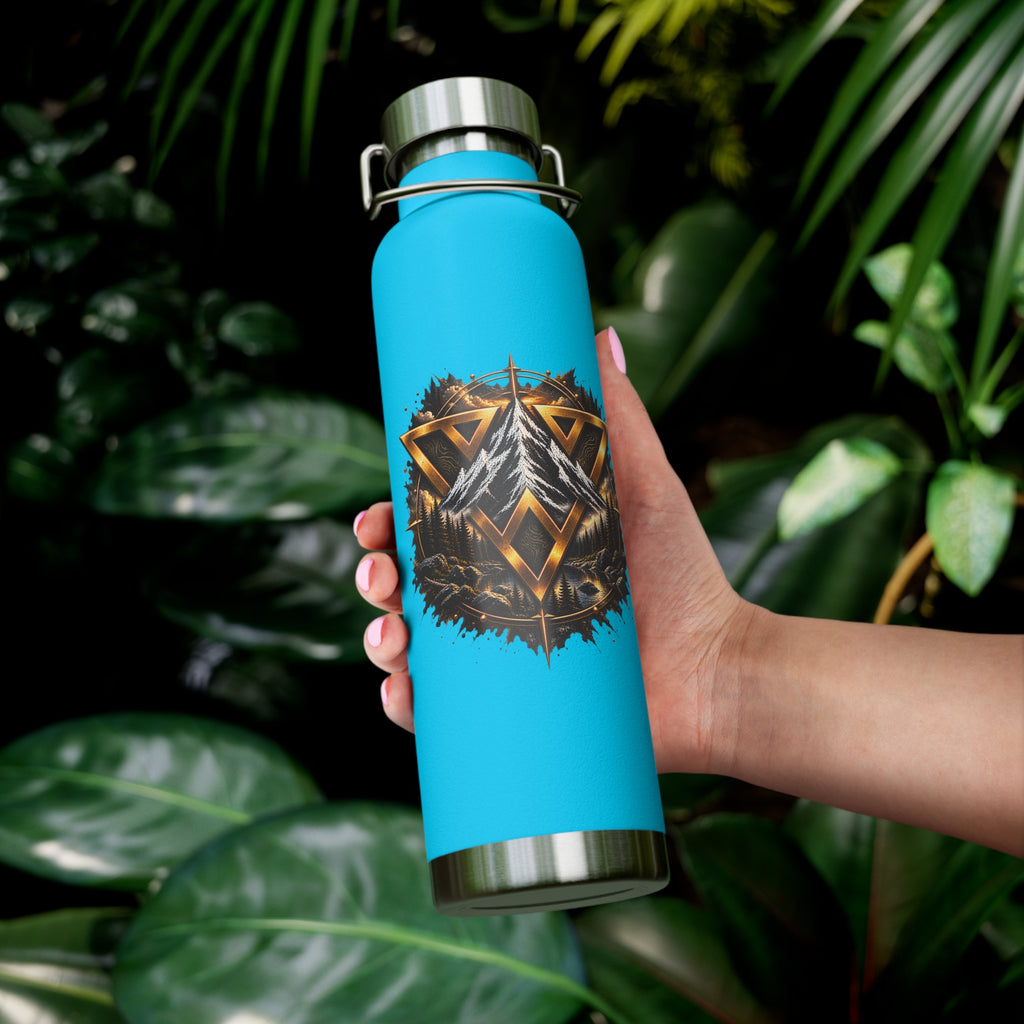 22oz Copper Vacuum Insulated Bottle — WilD VecMan Forest Design