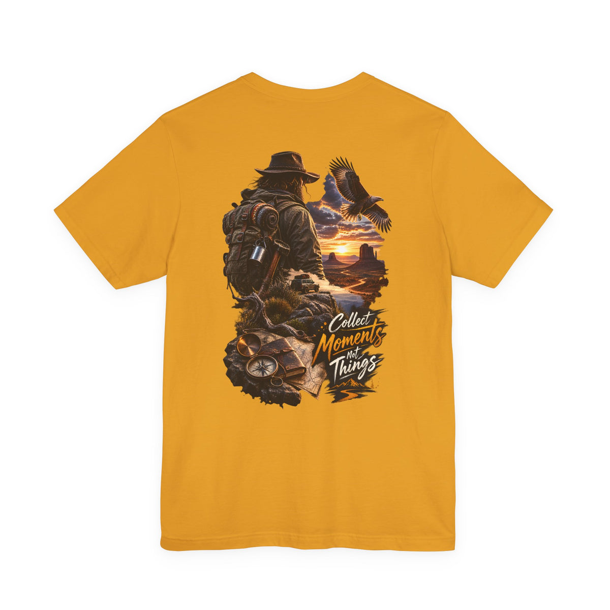 Adventure Tee — “Collect Moments Not Things” Scenic Hiking T-Shirt