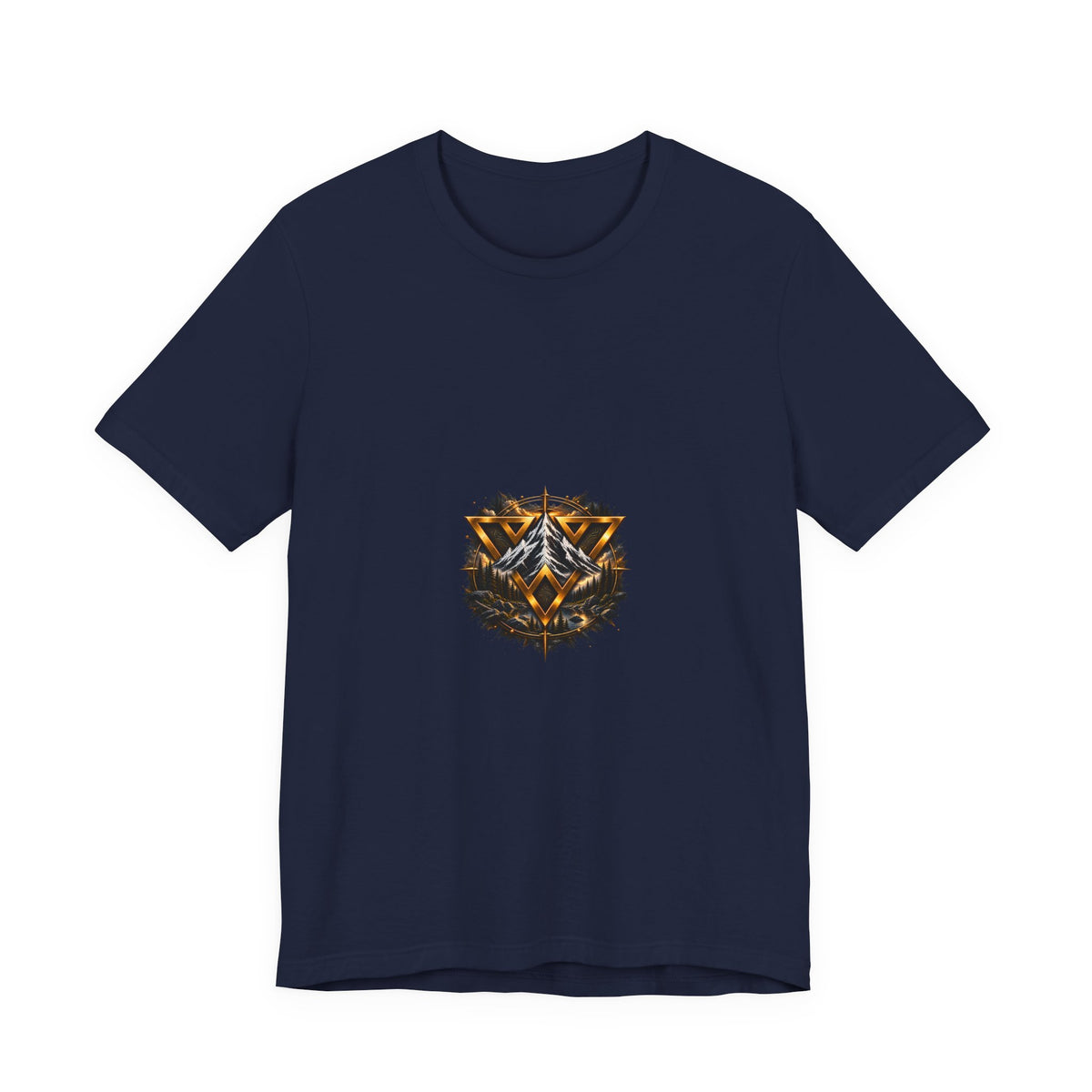 WiLD VecMan logo Graphic Tee — Geometric Forest Wolf T-Shirt