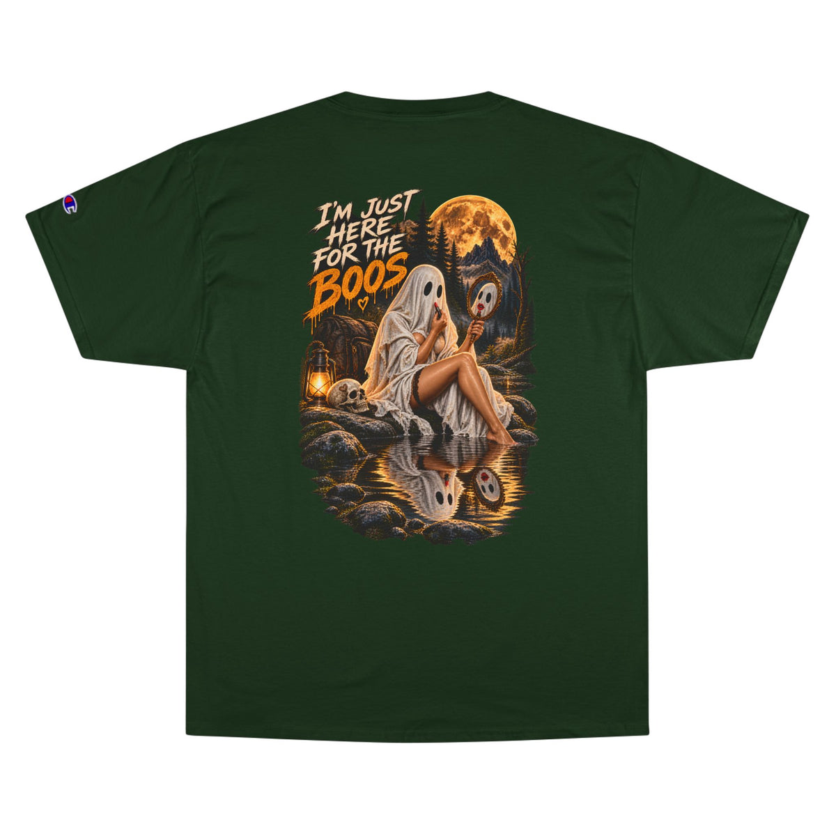I'm Just Here for the Boos - WiLD Vecman Halloween T-Shirt