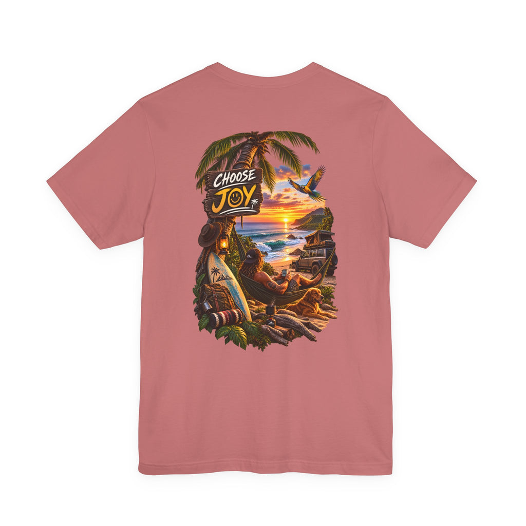 T-shirt Choose Joy Tropical Sunset