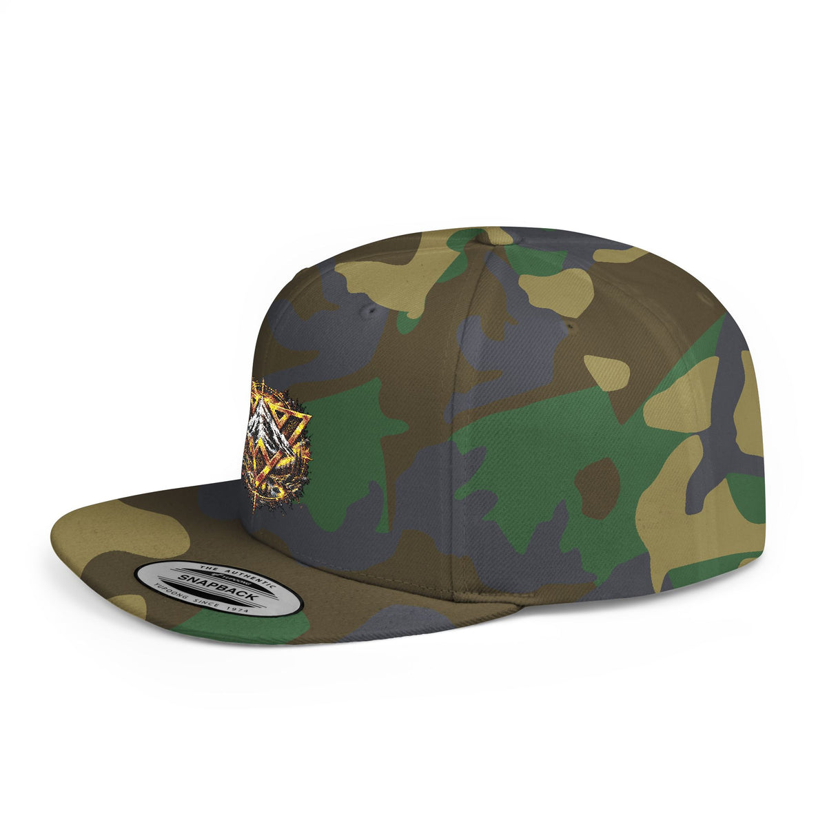 WildVecman Gold Crest Snapback Hat