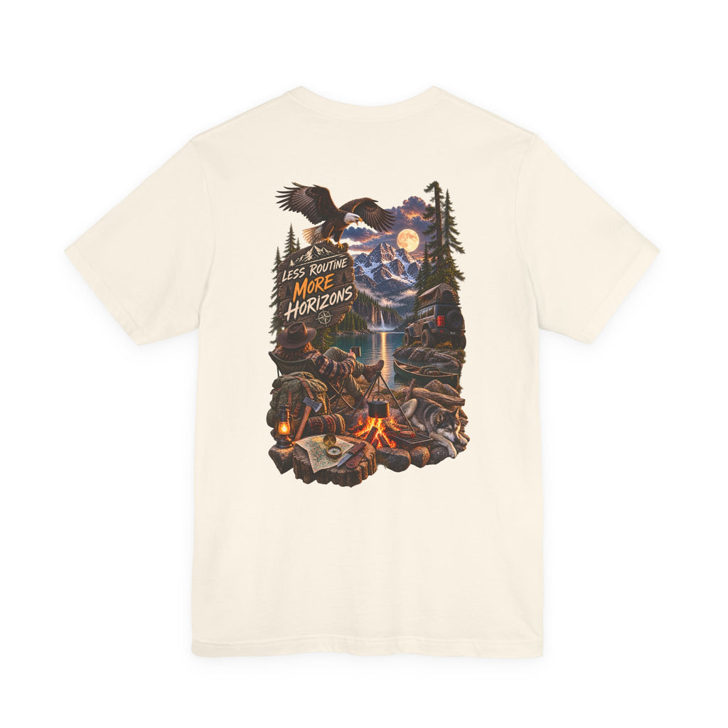 Moins de routine, plus d'horizons - T-shirt