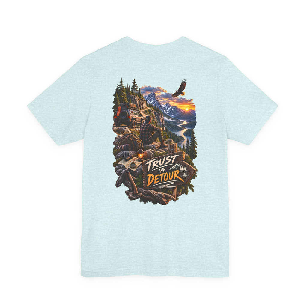 T-shirt Aventure « Trust the Detour »