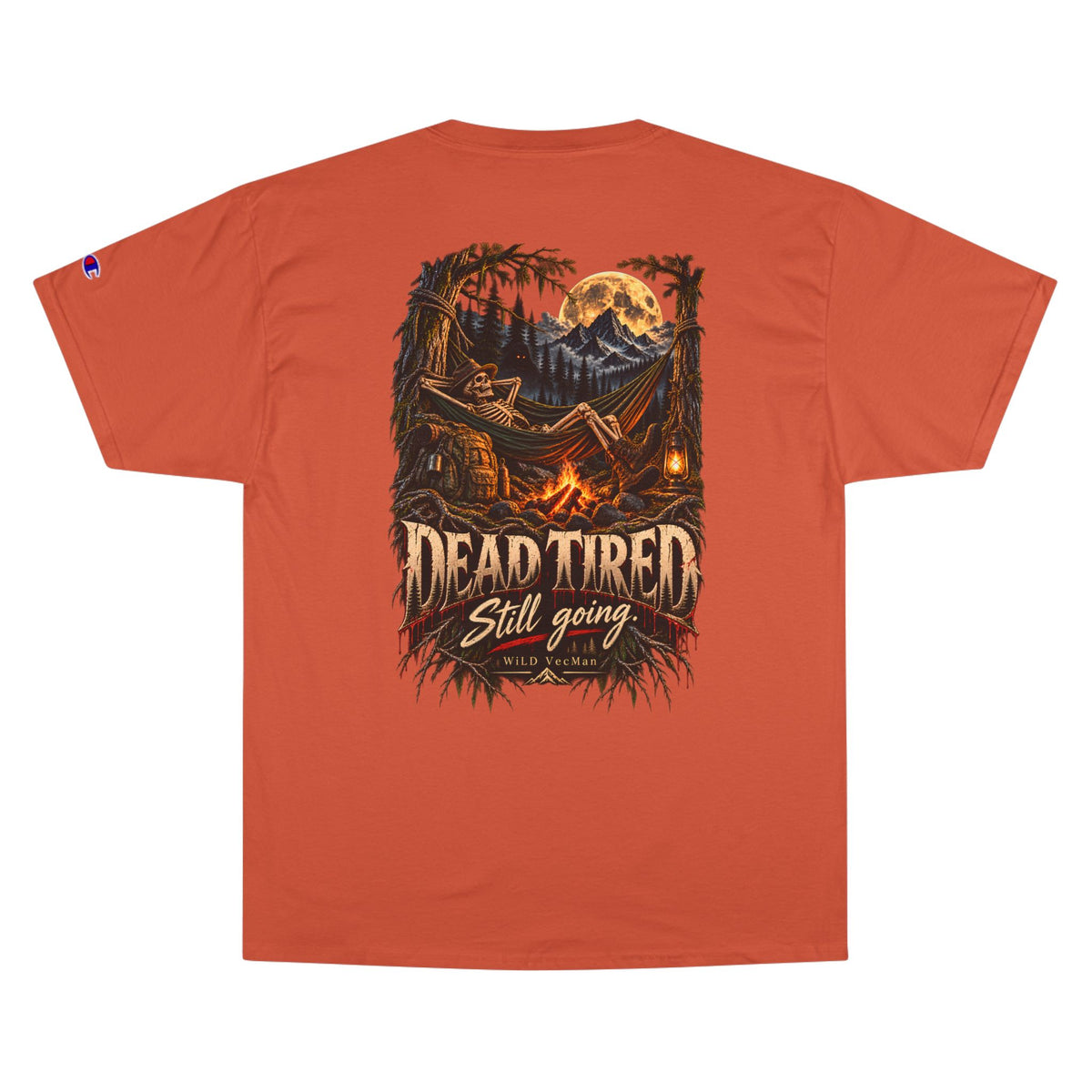 Dead Tired Still Going - WiLD Vecman Halloween T-Shirt