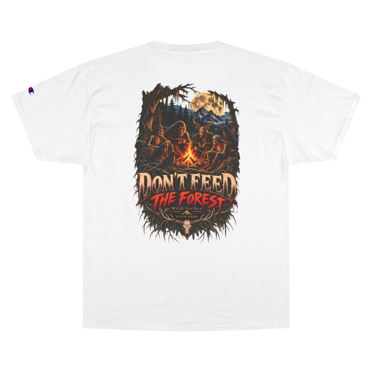 Don't Feed the Forest - WiLD VecMan Halloween T-Shirt