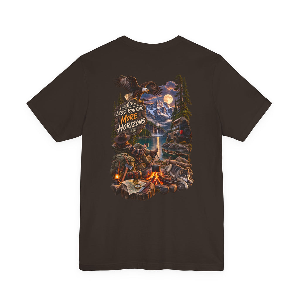Moins de routine, plus d'horizons - T-shirt