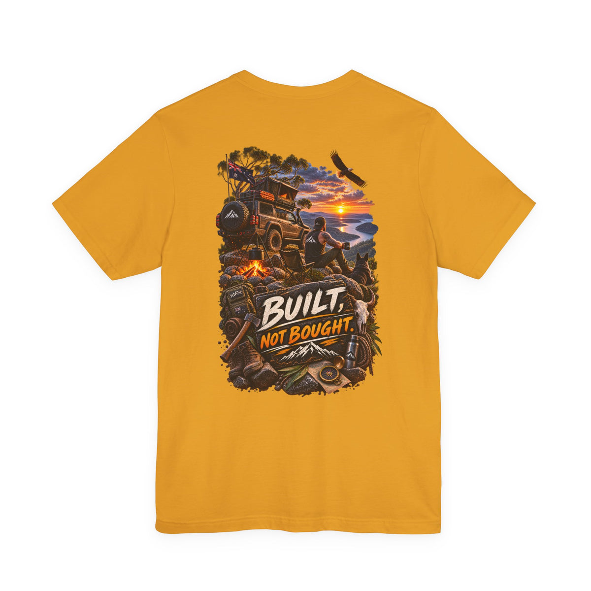 Built Not Bought Off-Road T-Shirt — 4x4 Jeep Adventure Graphic Tee