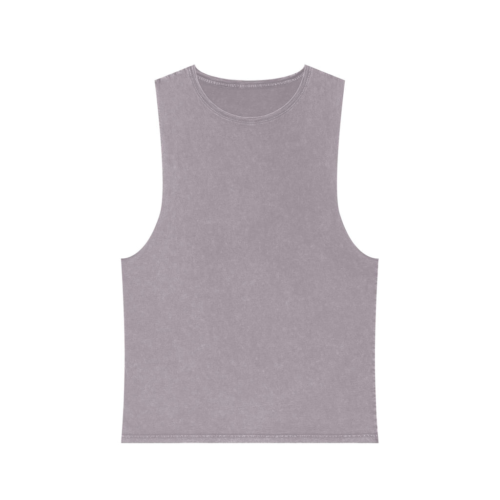 Wild Vecman logo - Compass Tank Top — Vintage Stonewash Adventure Graphic