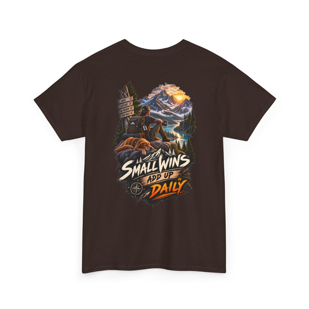 Small Wins Add Up Daily - Front & Back Print