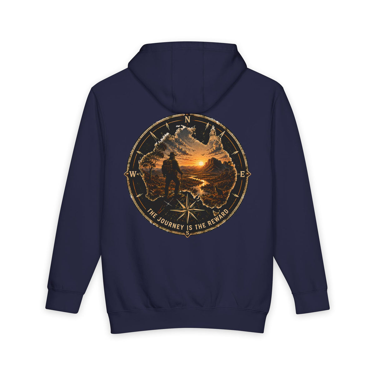 Adventure WilD VecMan Hoodie — 'The Journey Is The Reward' Pullover