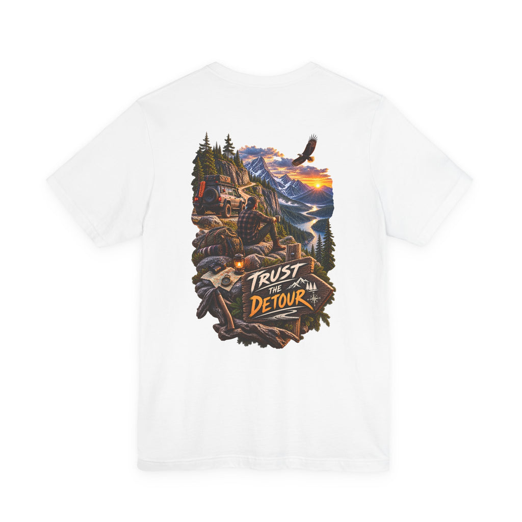 T-shirt Aventure « Trust the Detour »