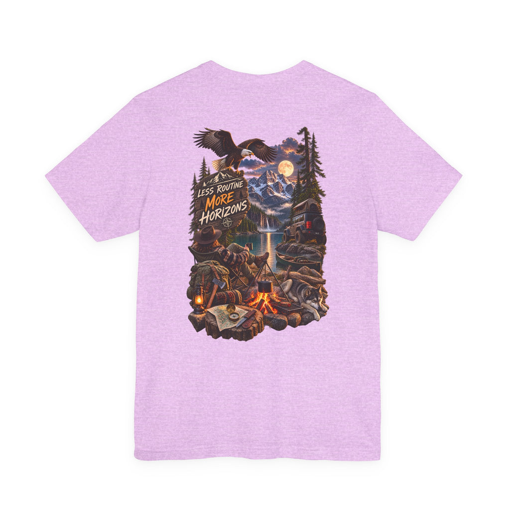 Moins de routine, plus d'horizons - T-shirt