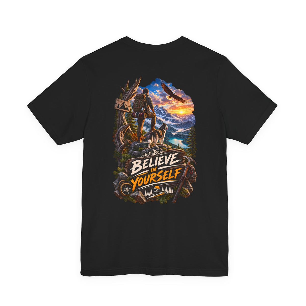 Believe In Yourself Mountain Adventure Tee