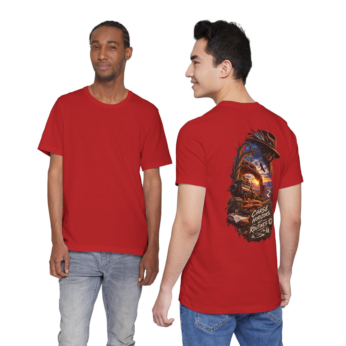Chase Horizons Tee — Adventure Sunset Graphic Shirt