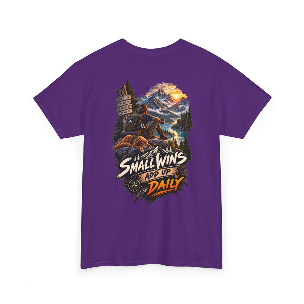 Small Wins Add Up Daily - Front & Back Print