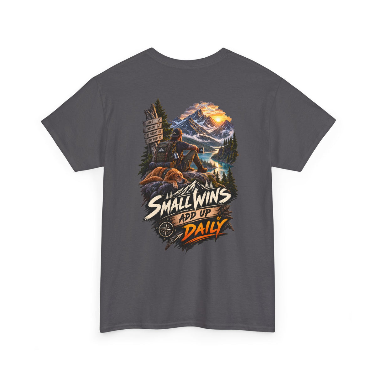 Small Wins Add Up Daily - Front & Back Print